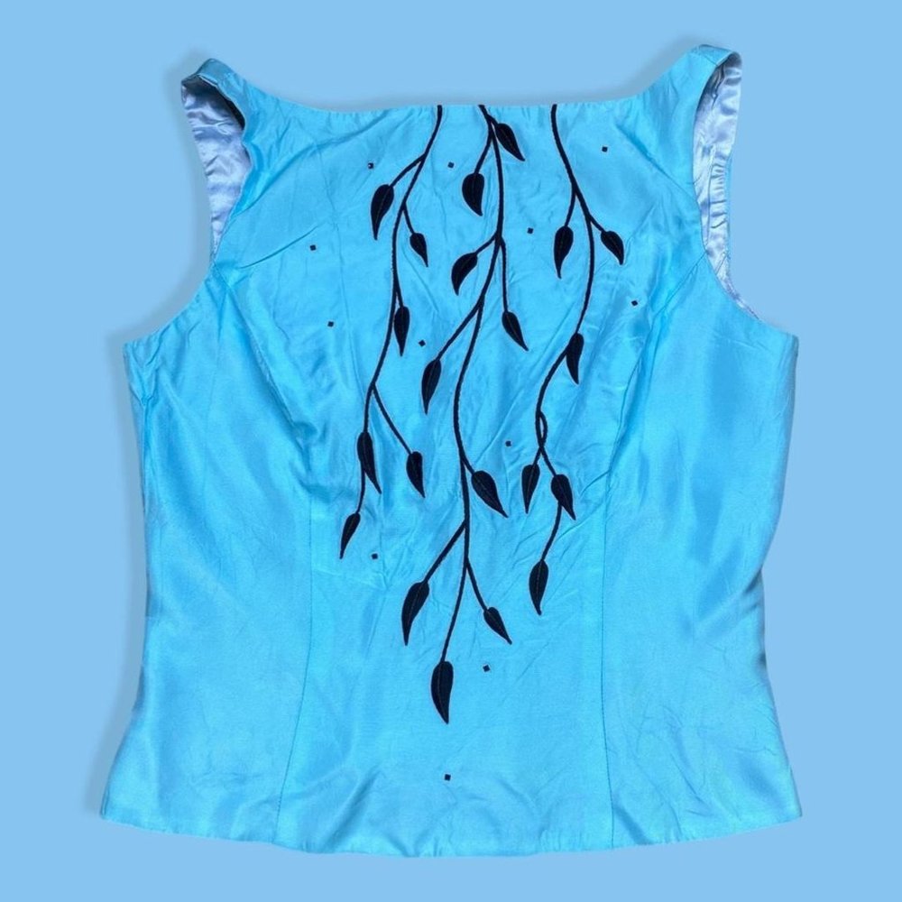 Vintage 2000s Embroidered Blouse